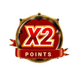 x2 for points for 2 hours